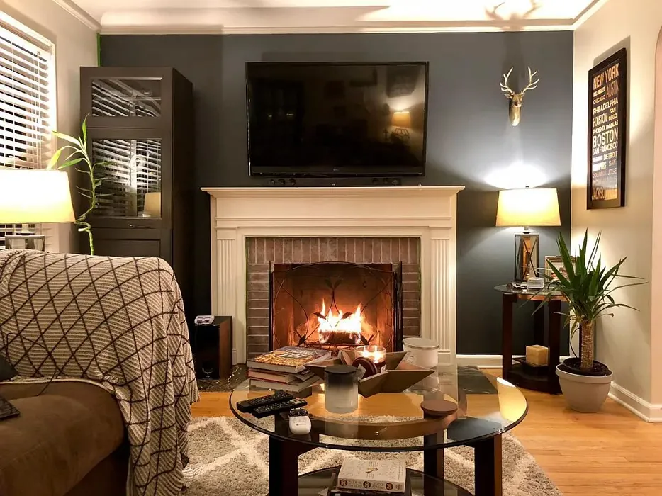 Sherwin Williams Cyberspace living room inspiration Sherwin Williams Cyberspace living room inspiration