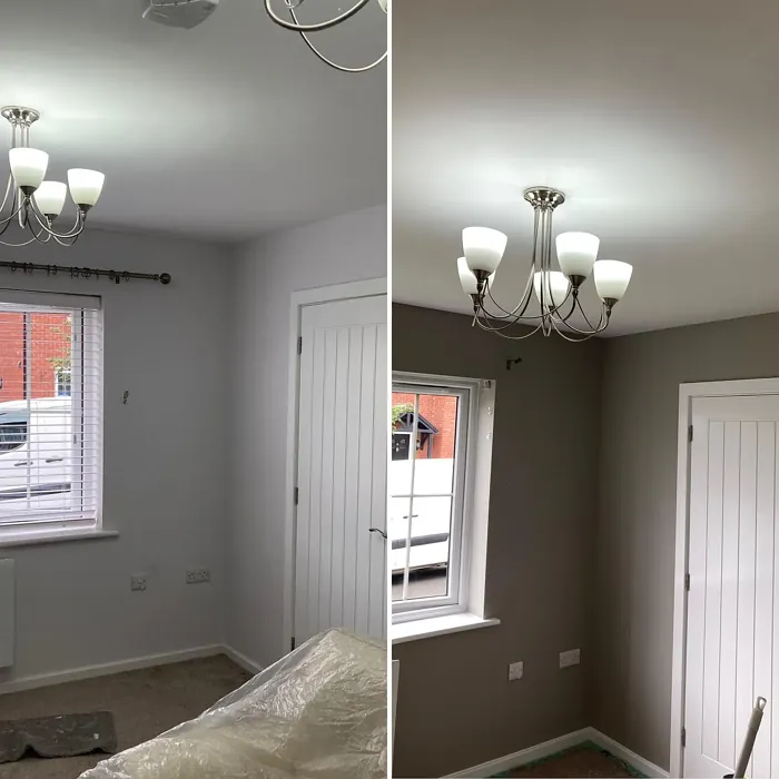 Dulux Cygnet Feather wall paint makeover