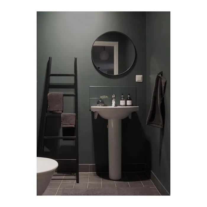 Jotun Dark Teal scandinavian bedroom paint review
