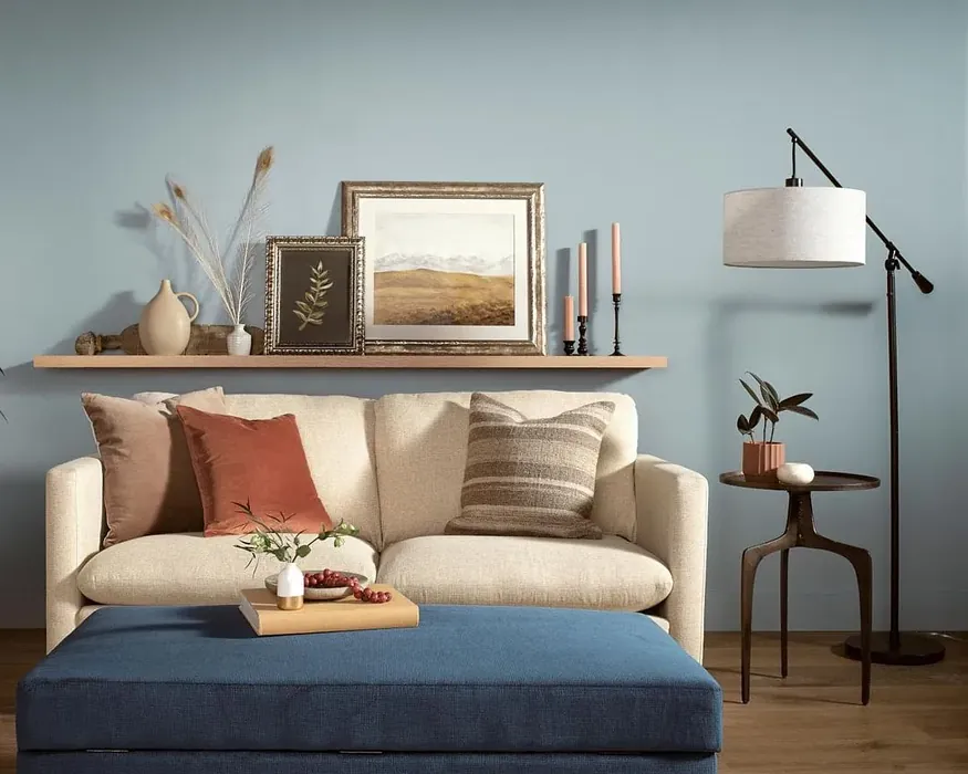 Sherwin Williams Debonair cozy living room color