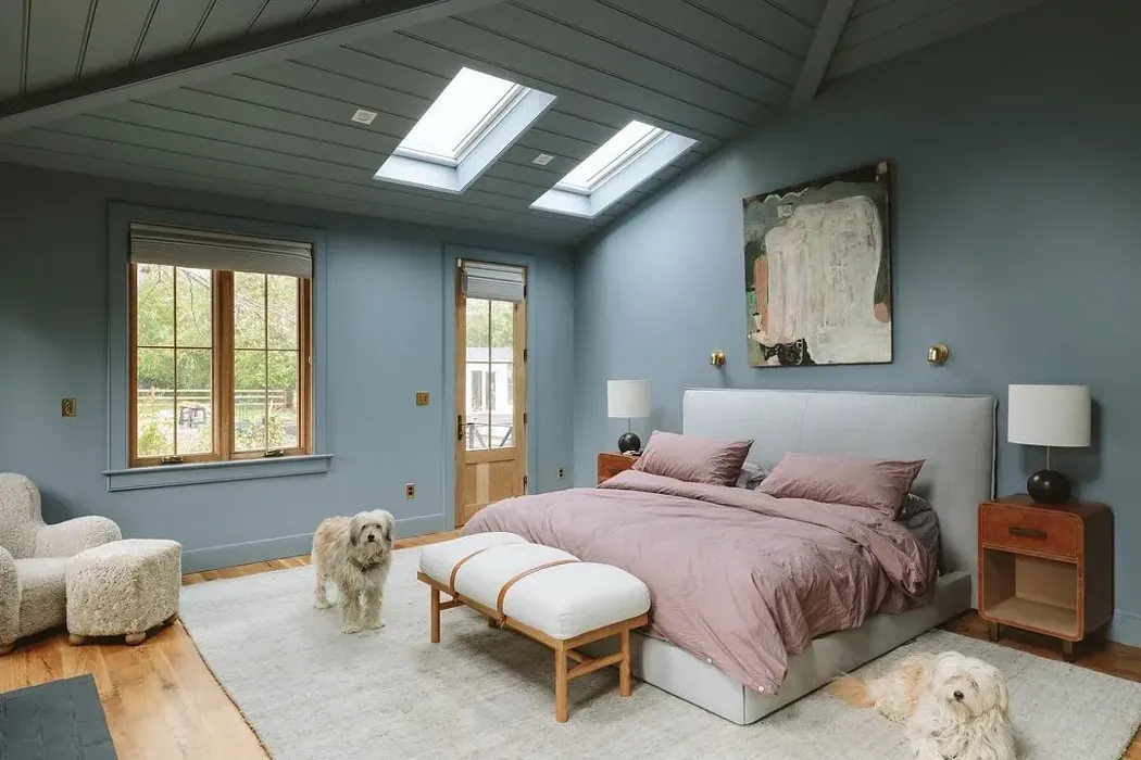 Sherwin Williams Debonair cozy bedroom paint review