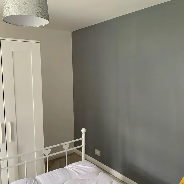 Dulux Grey Steel 1 bedroom accent wall