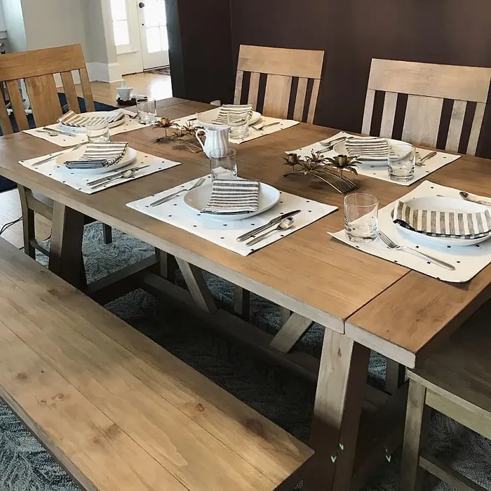 SW Deepest Mauve dining room 