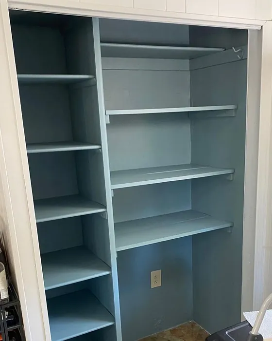 Sherwin Williams Delft Painted Storage