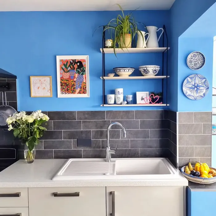 Dulux Delicate Cornflower kitchen paint