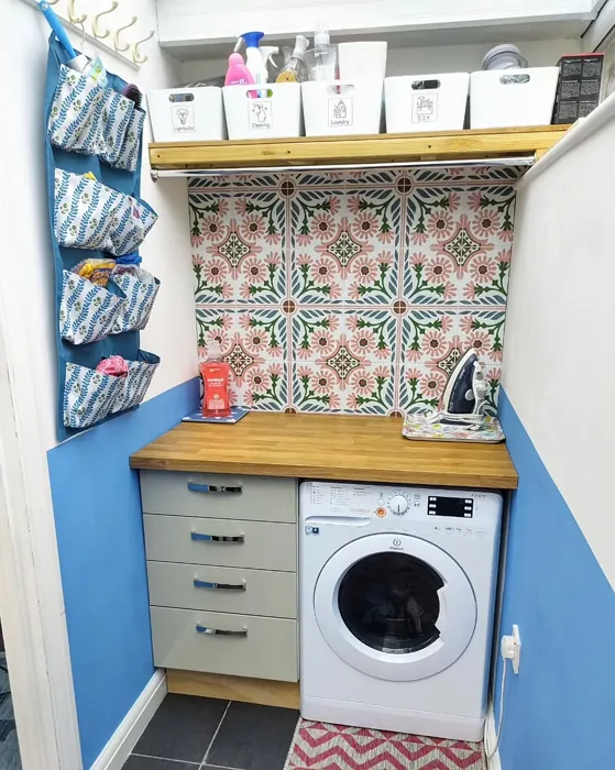 Dulux Delicate Cornflower laundry room color