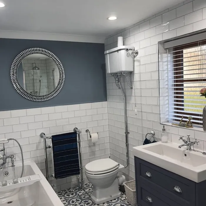 Denim Drift bathroom paint review