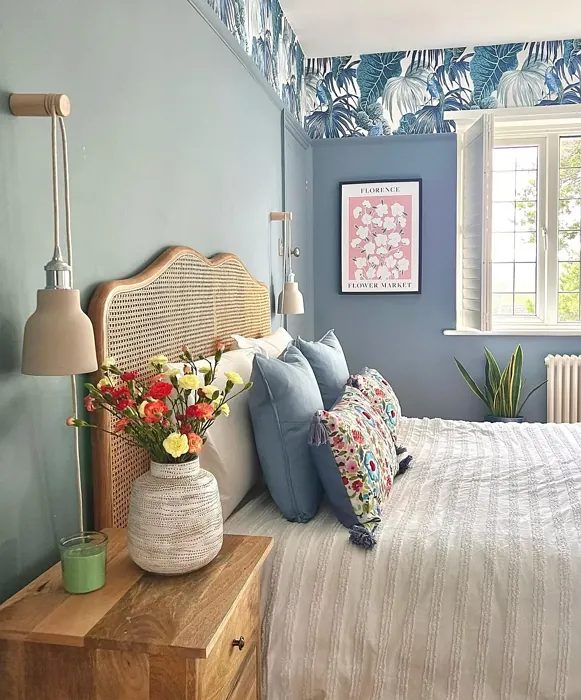 Dulux Denim Drift bedroom color review