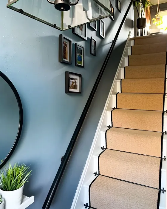 Dulux Denim Drift stairs interior