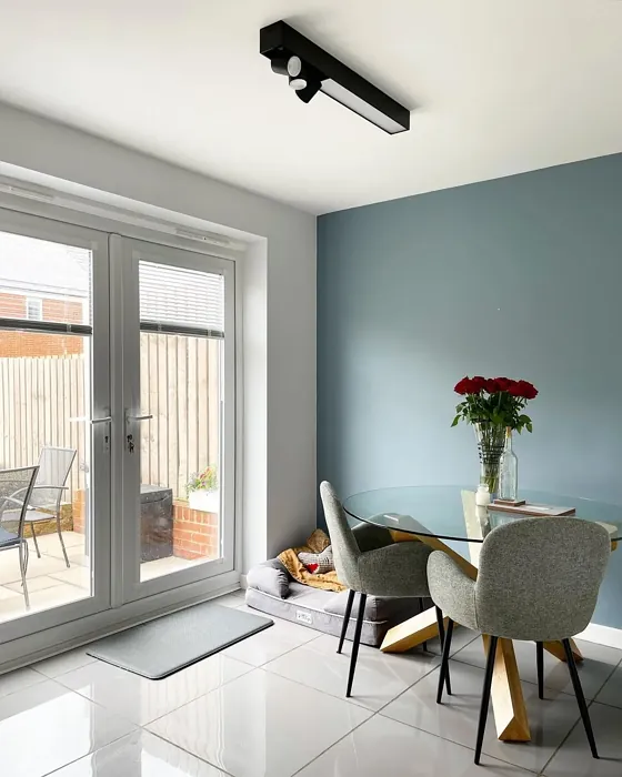 Dulux Denim Drift dining room color