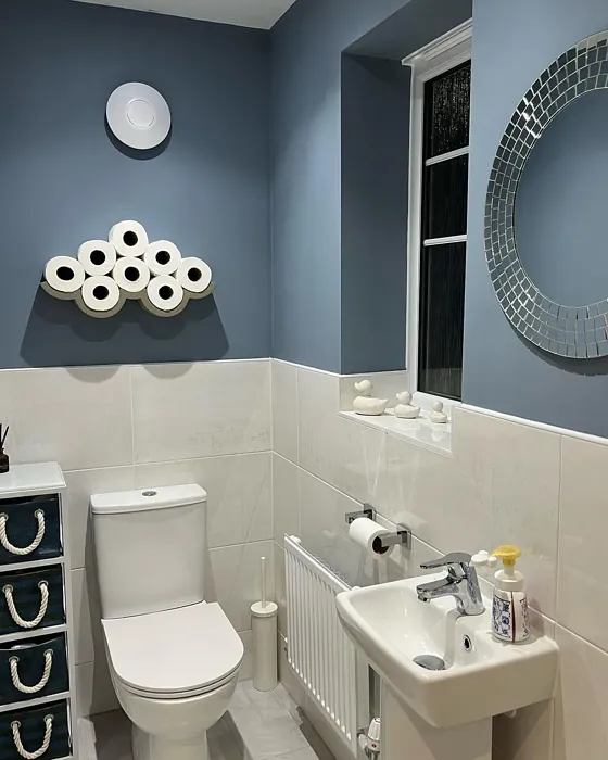 Dulux Denim Drift bathroom color