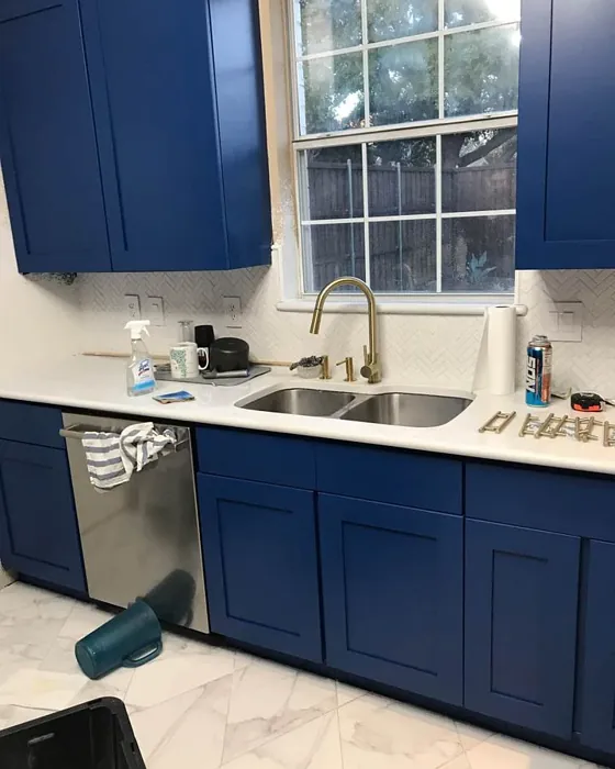 Dignity Blue Kitchen Cabinets