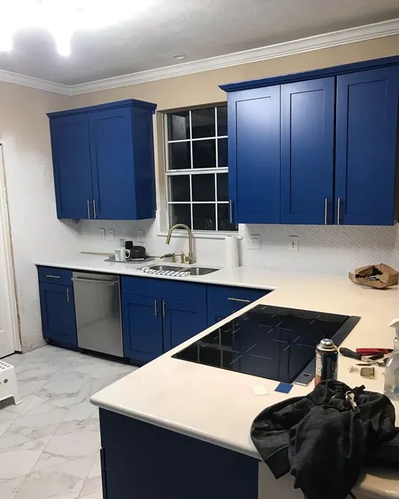 Dignity Blue Kitchen Cabinets