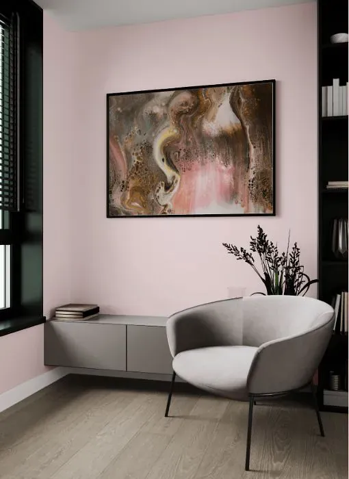 Sherwin Williams Diminutive Pink living room