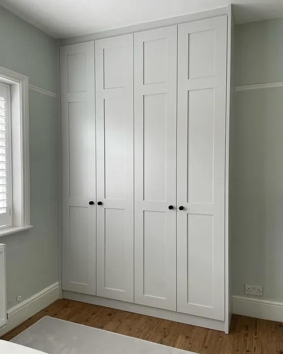 Farrow and Ball Dimpse painted cabinets 