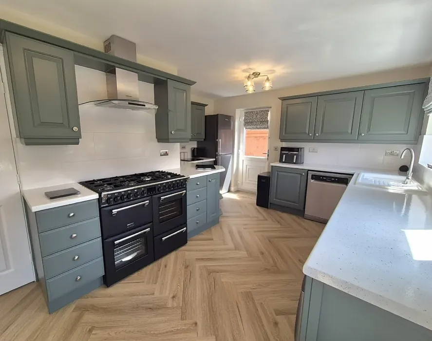 Farrow and Ball Douter kitchen cabinets paint