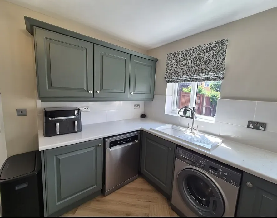 Farrow and Ball Douter kitchen cabinets paint review