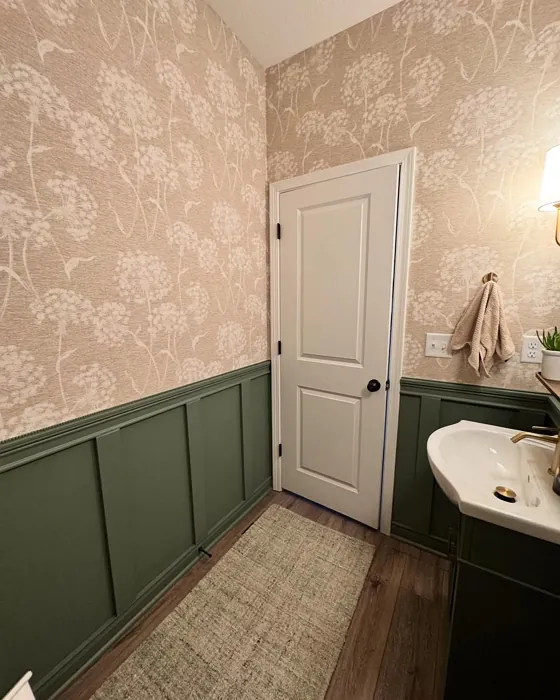 Dried Thyme bathroom wall panelling color review