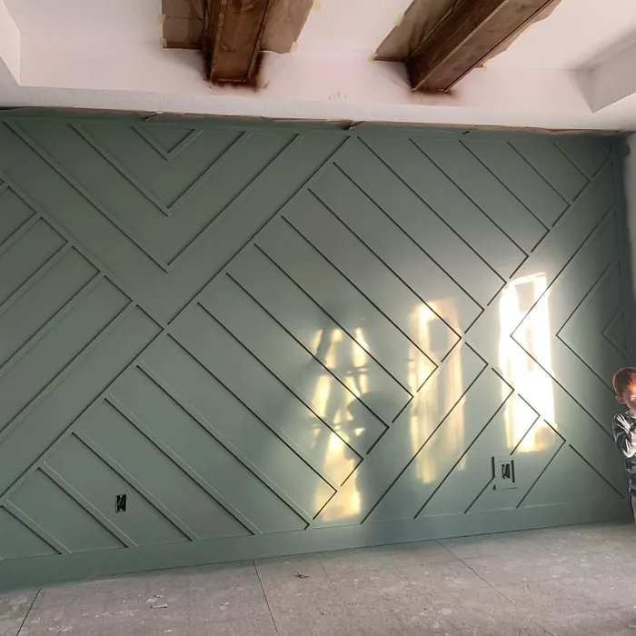 Dried Thyme Accent Wall Panelling