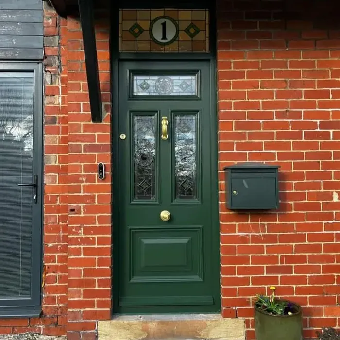 Farrow and Ball Duck Green front door paint