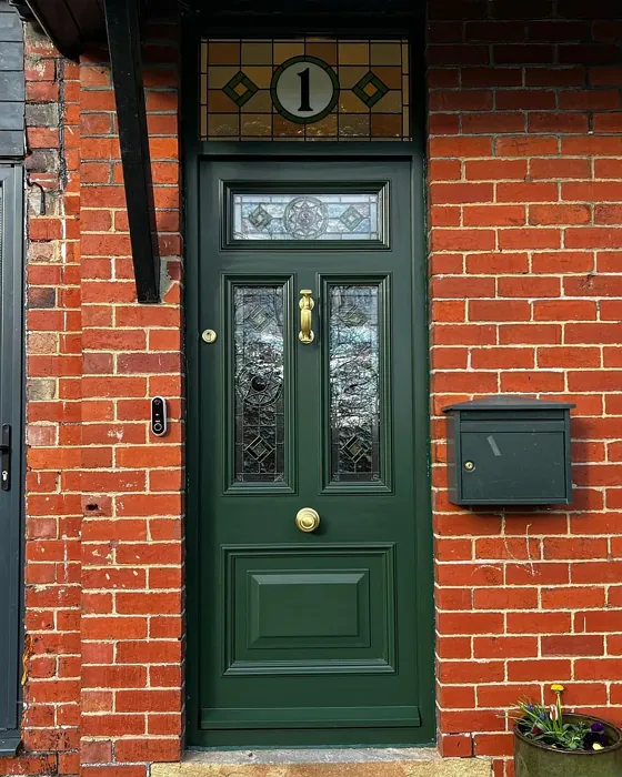 Duck Green front door paint