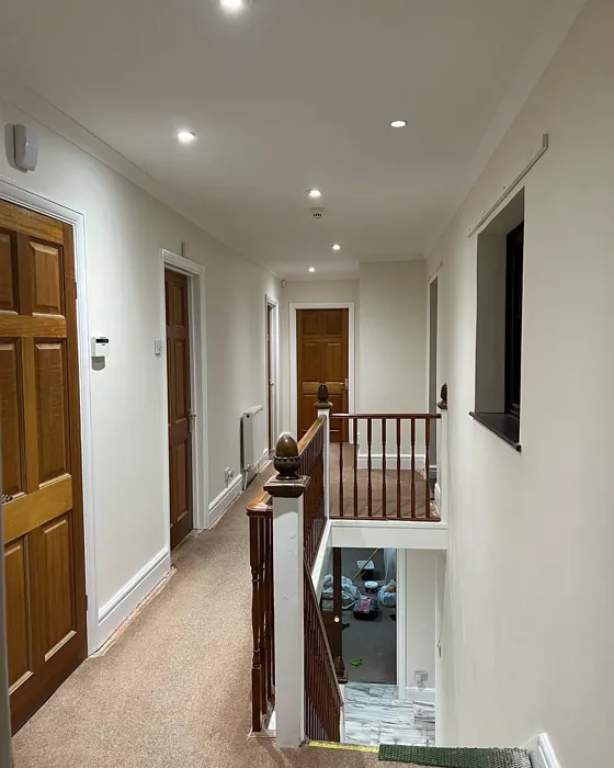 Almond White hallway color