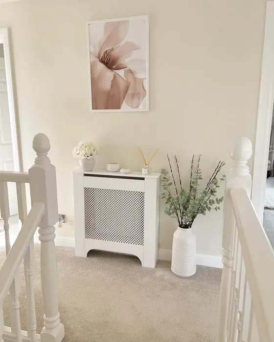 Almond White hallway paint