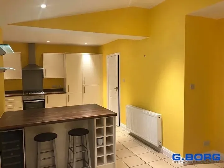 Dulux Banana Split kitchen interior