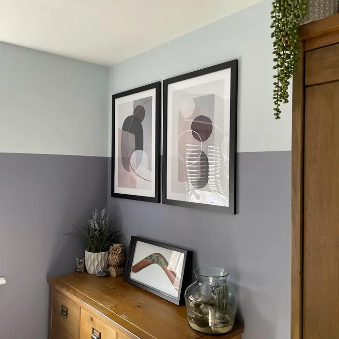 Dulux Clear Skies wall paint color-block