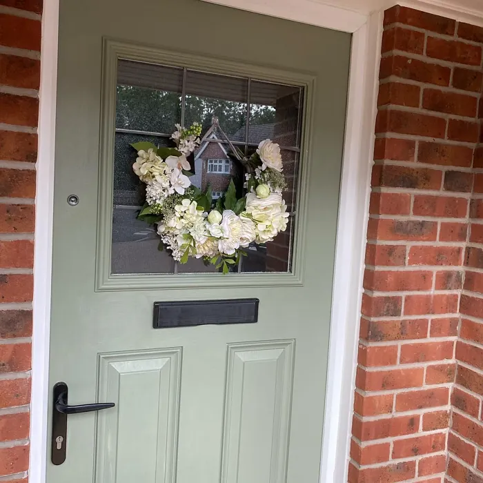 Dulux Green Glade front door color