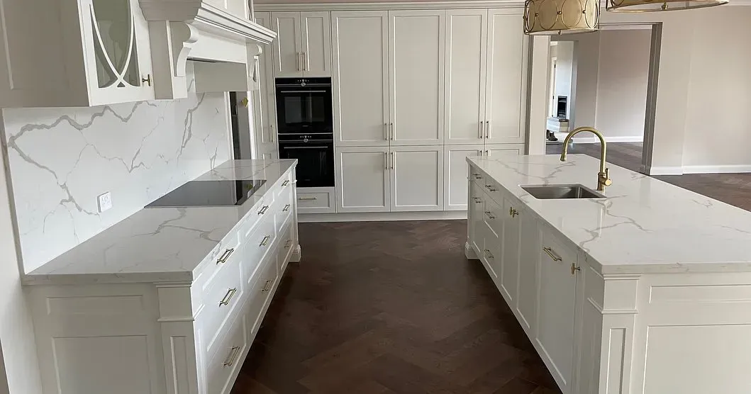 Dulux Natural White kitchen cabinets picture
