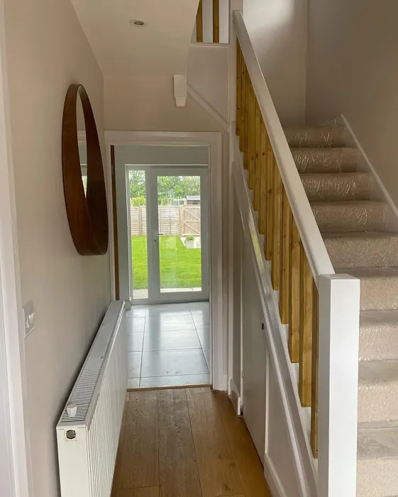 Dulux Nutmeg White hallway interior