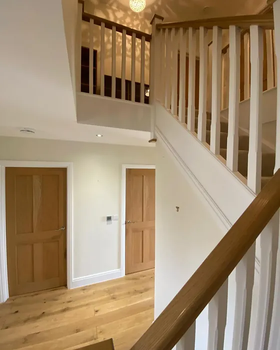 Dulux Ochre White hallway color