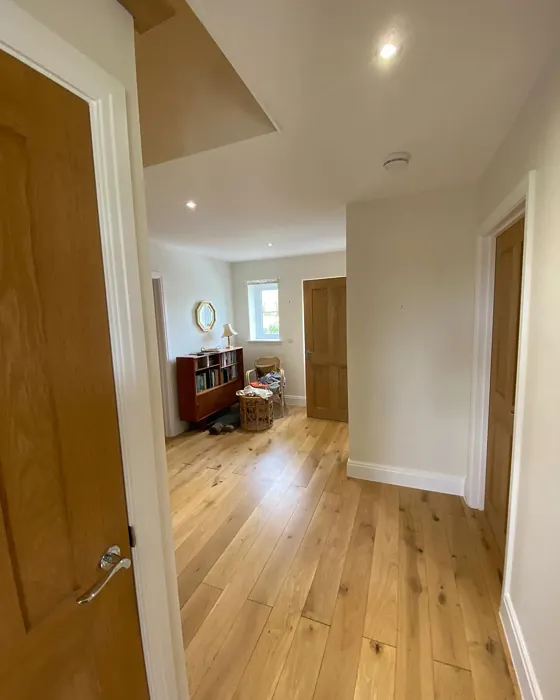 Dulux Ochre White hallway interior
