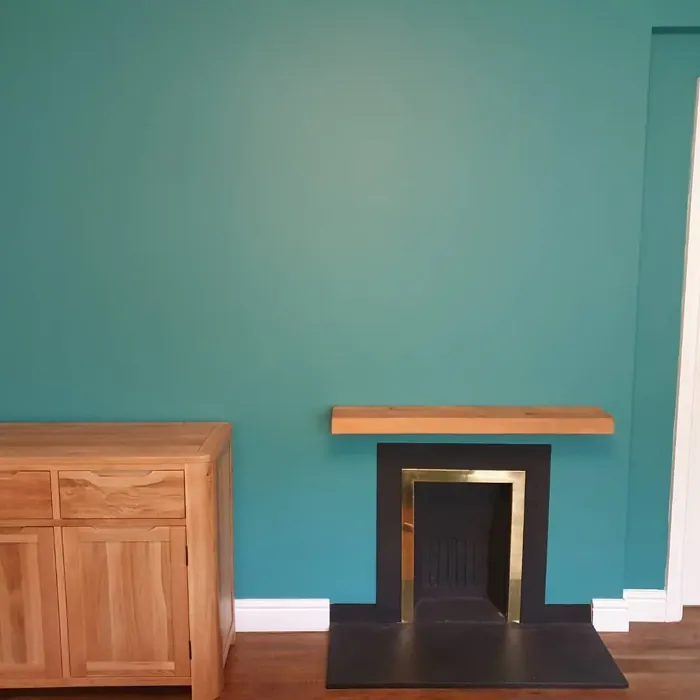 Dulux Proud Peacock living room color paint