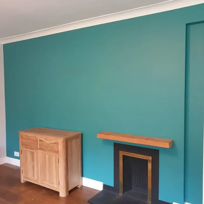 Dulux Proud Peacock living room color