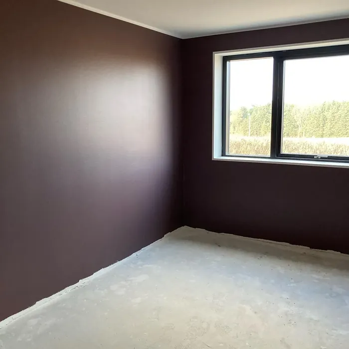 Jotun Dusty Purple wall paint interior idea