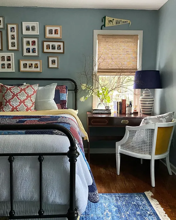 SW Dutch Tile Blue bedroom interior