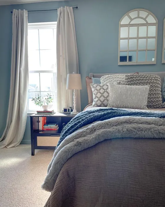 Dutch tile blue bedroom