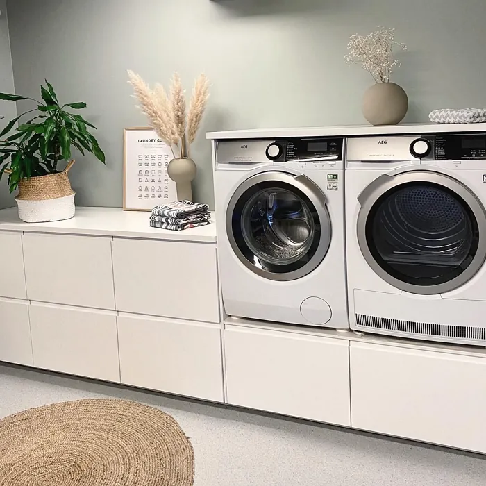 Jotun Exhale laundry room color review