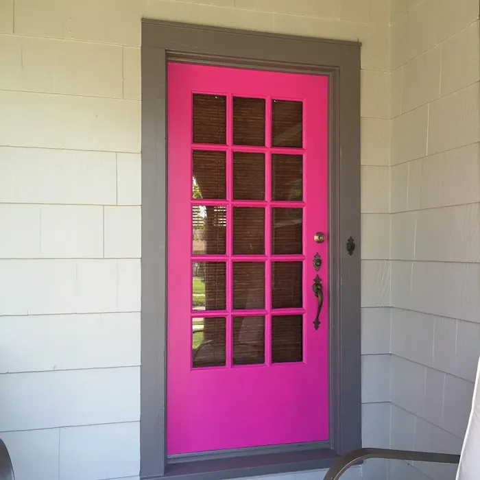 SW Exuberant Pink front door color