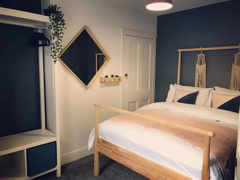 Faded Indigo bedroom 