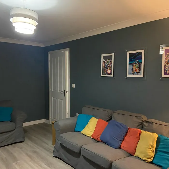 Faded Indigo living room color