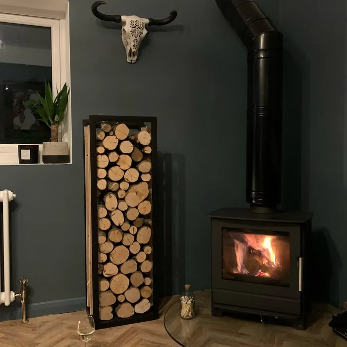 Dulux Faded Indigo living room review