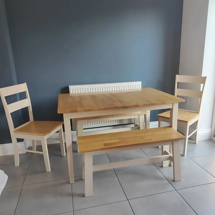 Dulux Faded Indigo dining room picture