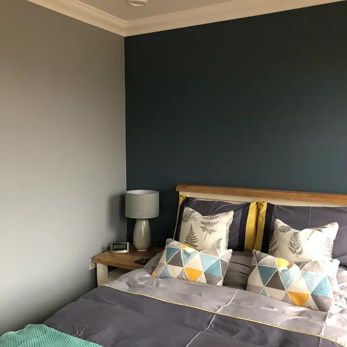 Faded Indigo bedroom color review
