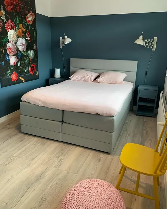 Faded Indigo bedroom paint