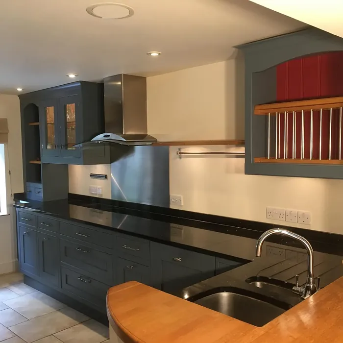 Faded Indigo kitchen cabinets review