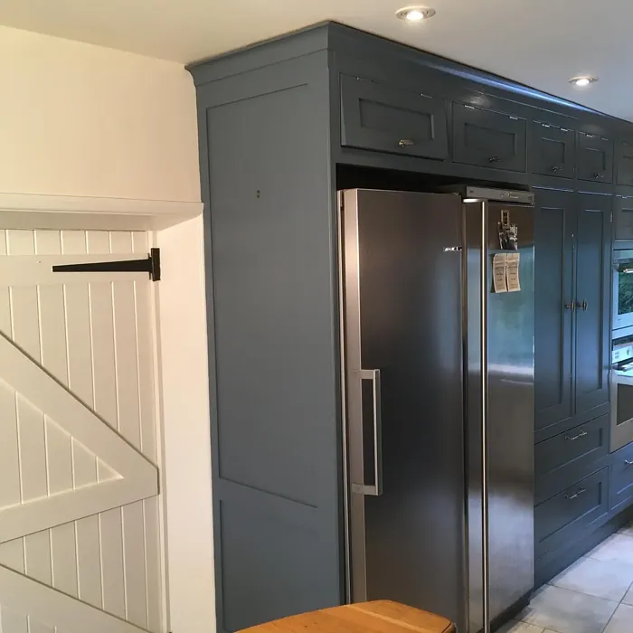 Faded Indigo kitchen cabinets color