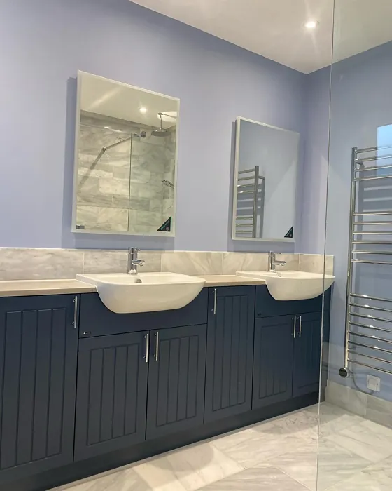 Dulux Faded Sky bathroom color